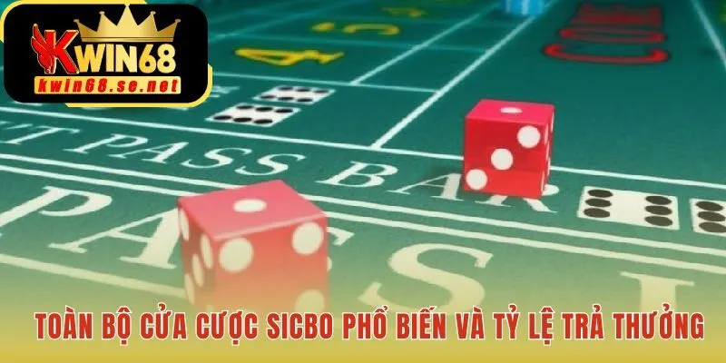 Cách chơi sicbo đa dạng với nhiều cửa cược hấp dẫn